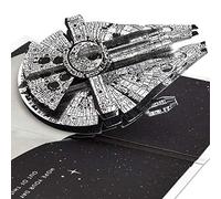 Hallmark Signature Paper Wonder - Tarjeta de cumpleaños desplegable (Star Wars), 18,29 x 12,7 x 0,03 cm