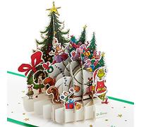 Hallmark Signature Paper Wonder - Tarjeta de Navidad desplegable (Dr. Seuss, Grinch)