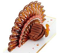 Hallmark Signature Paper Wonder Tarjeta desplegable de Acción de Gracias (Turquía) (5THJ6006)