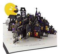 Hallmark Signature Paper Wonder - Tarjeta desplegable de Halloween (Haunted House), 1299HEH4007