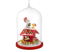 Hallmark Snoopy & Woodstock Signature Ornament, decoración de árbol, Cacahuetes, Coleccionable, Rojo, Blanco