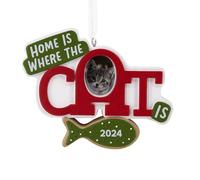 Hallmark Soporte para Fotos de Gato, Adorno de Navidad 2024
