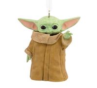 Hallmark Star Wars: The Mandalorian Baby Yoda Grogu - Adorno de Navidad, Resina