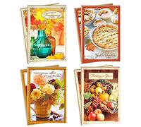 Hallmark Surtido de tarjetas de Acción de Gracias, dar gracias (8 tarjetas con sobres)