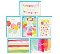 Hallmark Surtido de tarjetas de cumpleaños, 36 tarjetas con sobres (Celebrate)