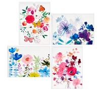 Hallmark Surtido de tarjetas en blanco, flores pintadas (48 tarjetas con sobres)