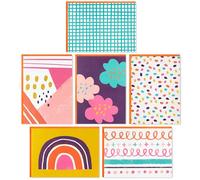 Hallmark Surtido de tarjetas en blanco, garabatos modernos (48 tarjetas con sobres) para graduación, solo porque sí, todas las ocasiones