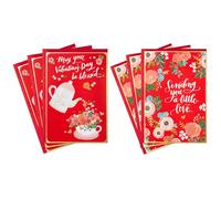 Hallmark Surtido de tarjetas religiosas del día de San Valentín, bendecido (6 tarjetas del día de San Valentín con sobres)