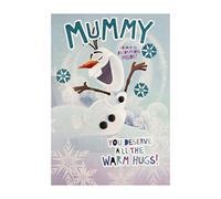 Hallmark Tarjeta de actividad navideña para mamá, diseño de Frozen Olaf