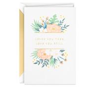 Hallmark Tarjeta de aniversario para esposa o novia (Loved You Then, Love You Still)