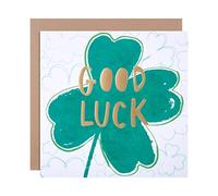 Hallmark Tarjeta de buena suerte, diseño de texto e iconos