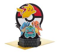 Hallmark Tarjeta de cumpleaños desplegable para niños (Pokémon) Paper Wonder 3D tarjeta para cumpleaños niño