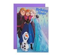 Hallmark Tarjeta de cumpleaños, diseño de Frozen de Disney con actividad