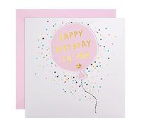 Hallmark Tarjeta de cumpleaños, diseño de globo con efecto 3D