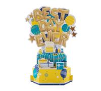 Hallmark Tarjeta de cumpleaños, Felicitacion Postal, Diseño 3D Pop-Up Celebration Banner