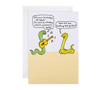 Hallmark Tarjeta de cumpleaños general, diseño humorístico de caja de zapatos