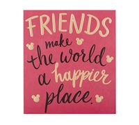 Hallmark Tarjeta de cumpleaños para amigos, diseño de texto contemporáneo