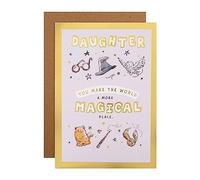 Hallmark Tarjeta de cumpleaños para hija - ilustraciones y actividad de Harry Potter