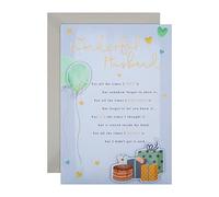 Hallmark Tarjeta de cumpleaños para marido, diseño clásico de versículo