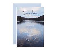 Hallmark Tarjeta de cumpleaños para nieto, diseño fotográfico contemporáneo