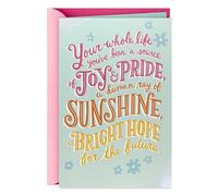 Hallmark Tarjeta de cumpleaños para sobrina (Joy and Sunshine) de tía o tío