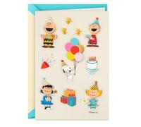 Hallmark Tarjeta de cumpleaños Signature Peanuts (Charlie Brown and Friends)