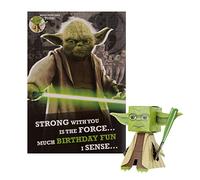 Hallmark Tarjeta de cumpleaños - Star Wars 'Build Your Own' Yoda Design