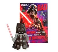 Hallmark - Tarjeta de Dad Star Wars Tarjeta de cumpleaños "construir su propio Darth Vader ' - Medium