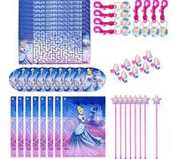 Hallmark - Tarjeta de Disney Cinderella Sparkle Party Favor Value Pack