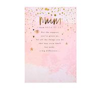 Hallmark Tarjeta de felicitación para el día de la madre para mamá de ambos nosotros, diseño contemporáneo de lámina