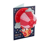 Hallmark Tarjeta de Navidad - Diseño de globo aerostático inflable contemporáneo
