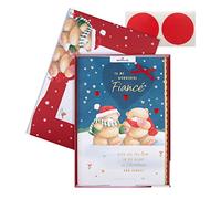 Hallmark Tarjeta de Navidad para prometido, diseño de amor invernal