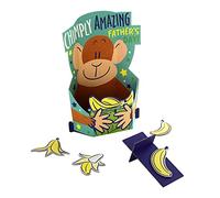 Hallmark Tarjeta del día del Padre - Diseño de Mono emergente 3D