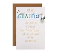 Hallmark Tarjeta del día del padre para abuelo - Diseño tradicional de versículo poético (25568926)