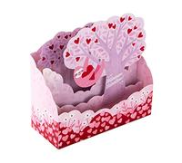 Hallmark Tarjeta desplegable para el día de San Valentín, diseño de perezoso maravilla de papel rosa 25565669