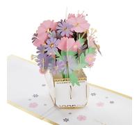 Hallmark Tarjeta floral 3D y desplegable, alguien especial, diseño floral, flores lilas y rosas, cumpleaños, día de la madre, pensando en ti