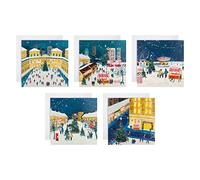 Hallmark Tarjetas de Navidad benéficas, paquete de 30 en 5 diseños, 25572266, paquete de tarjetas de escena de invierno