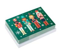 Hallmark Tarjetas de Navidad en caja, cuatro cascanueces (40 tarjetas y 40 sobres)
