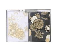 Hallmark Tarjetas de Navidad hechas a mano en caja con 10 tarjetas, 2 diseños