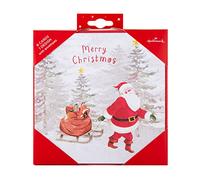 Hallmark Tarjetas de Navidad - Pack de 8 en 1 diseño de Papá Noel y trineo 25572263