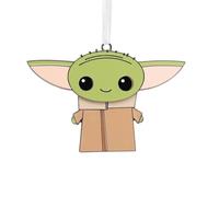 Hallmark The Mandalorian Grogu - Adorno de Metal en Movimiento, decoración de árbol de Star Wars, Adorno Colgante de Metal, Adorno Colgante de Navidad, Regalos para Navidad