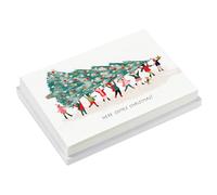 Hallmark UNICEF - Tarjetas de Navidad en caja, Here Comes Christmas (20 tarjetas y 20 sobres)