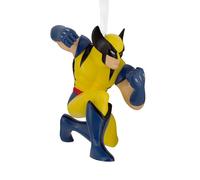 Hallmark Wolverine - Adorno Colgante de Recuerdo, decoración de árbol de Marvel, X-Men, Amarillo, Negro