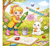 Hallo Frühling Malbuch: Malbuch I über 40 Motive I Frühling I Kinder ab 3 Jahren I Mädchen & Jungen I süße Illustrationen I Kreativ sein (Malbücher)