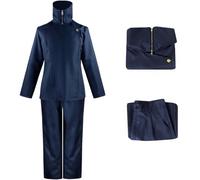 Hallojojo Inumaki Toge Disfraz Hombre Cosplay Anime Inumaki Toge Uniforme Escolar Set Top y Pantalones para Fancy Dress Up Halloween Carnaval Fiesta Cumpleaños Mascarada Traje, Negro, Azul