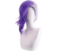 Hallojojo Page One Cosplay Pelucas Hombre Bloqueo de Color Corto Peluca Fancy Dress Up Halloween Carnaval Fiesta Cumpleaños Mascarada Anime Page One Disfraz Accesorios Wig