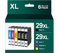 Pack de 6 Cartuchos de Tinta 29XL XP-342 XP-352 para Epson 29 XL 29XL, para Epson Expression Home XP-352 XP-235 XP-245 XP-322 XP-335 XP-442 XP-452 XP-455 XP-247 XP-332 XP-255