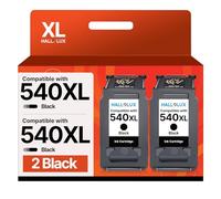 HALLOLUX 540XL PG 540 XL Negro, Cartuchos de Tinta 540XL para Canon PG540 541 CL541 para Canon TS5150 TS5100 MG3600 MG3650 MG3650s MG4200 TS5151 MX475 MX530 MG4250 MX395 Impresora