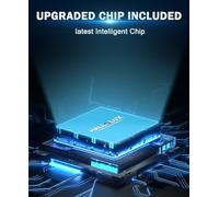 HALLOLUX CLT-406S CLT-P406C - Cartuchos de tóner para Samsung CLT-P406C CLT-406S para Samsung C460W CLX-3305 CLX-33300 CLX-3305W CLX-3305 C410W C460FW (Negro, Cian, Magenta Amarillo, 4 Unidades)