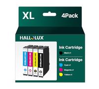 HALLOLUX compatibles con 603 603 XL Epson Cartuchos de Impresora para Epson Expression Home XP-3100 XP-4100 XP-4105 XP-2100 XP-2105 XP-3105 Workforce WF-2830 WF-2850 WF-2810 WF-2835, 4 Unidades